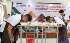 20 mẫu cà phê lọt vào vòng chung kết Cuộc thi Cà phê đặc sản Việt Nam năm 2021
