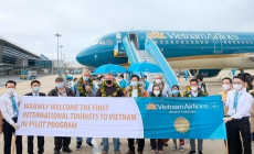 First international tourists arrive in Vietnam after months of sky closure