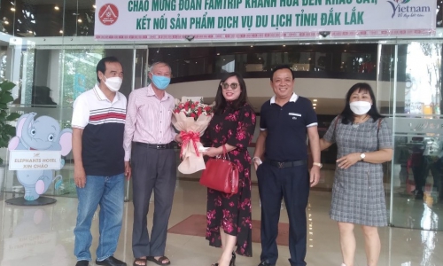 Đắk Lắk tổ chức đón tiếp đoàn cán bộ, doanh nghiệp tỉnh Khánh Hòa đến khảo sát, kết nối du lịch
